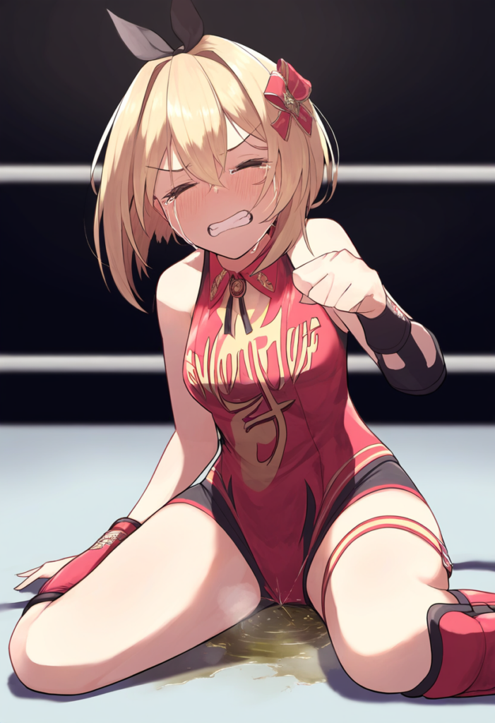 泣きながら漏らす女の子