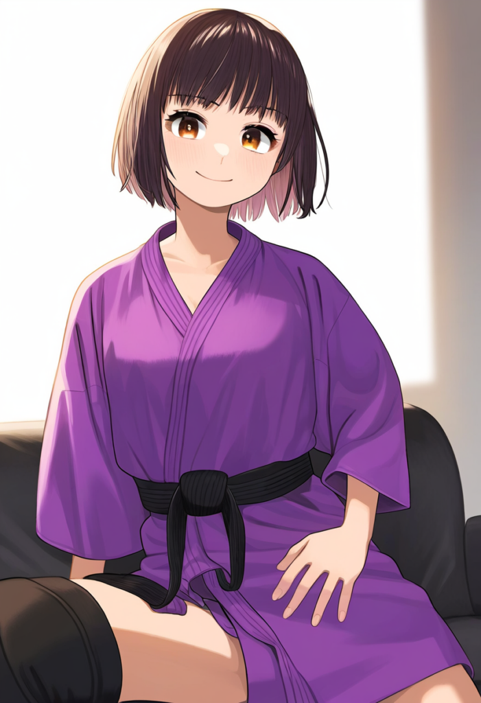 パンツは脱いでる空手少女