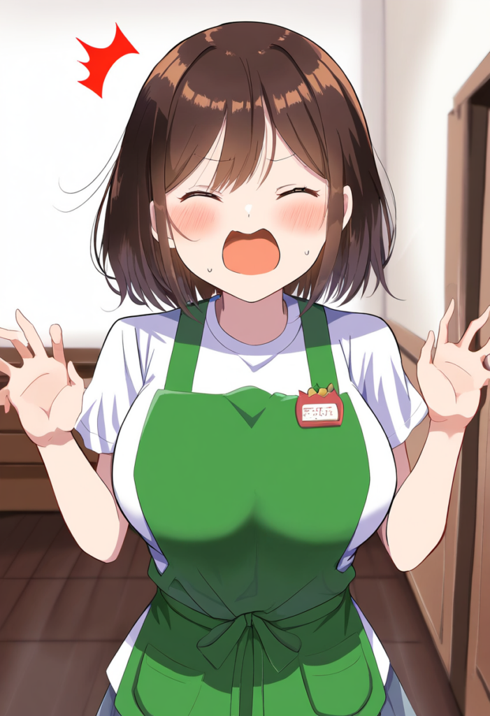 男の子が奔放で困っているベビーシッターの女の子