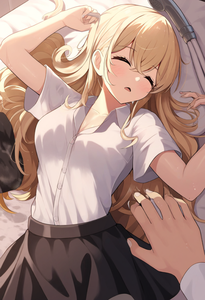 美容院でシャンプー中に気持ちよくなった女の子