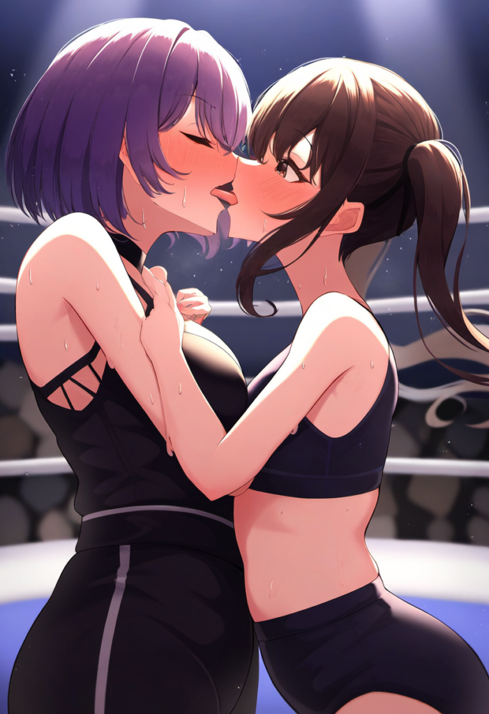 試合前のレズキス